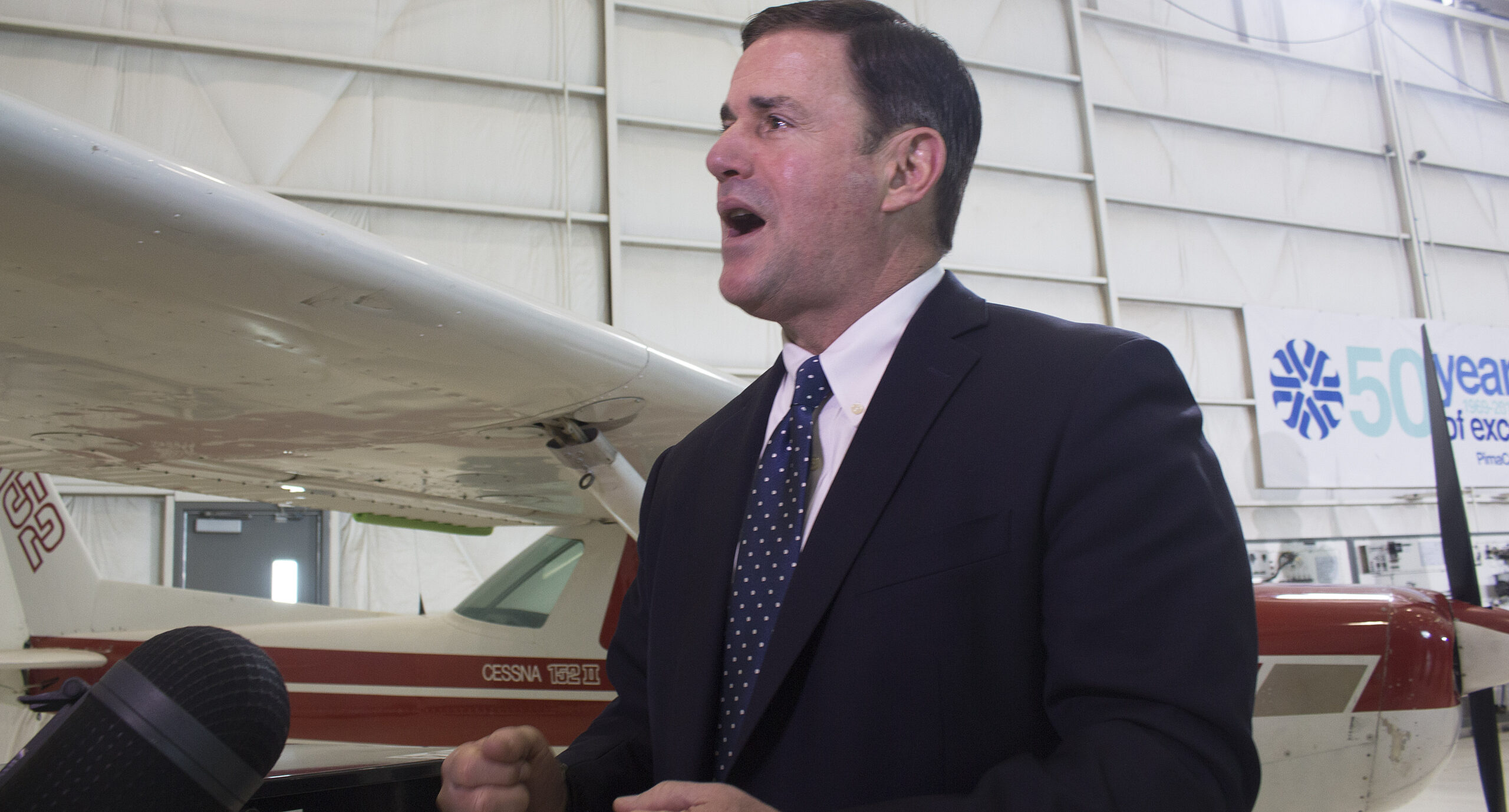 Gov. Doug Ducey won’t say “climate change.” “Drier future” is his preferred phrase