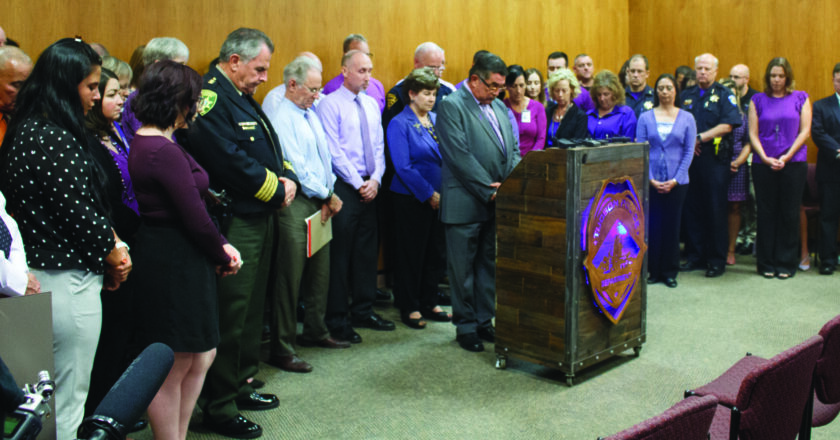 Local leaders address domestic violence