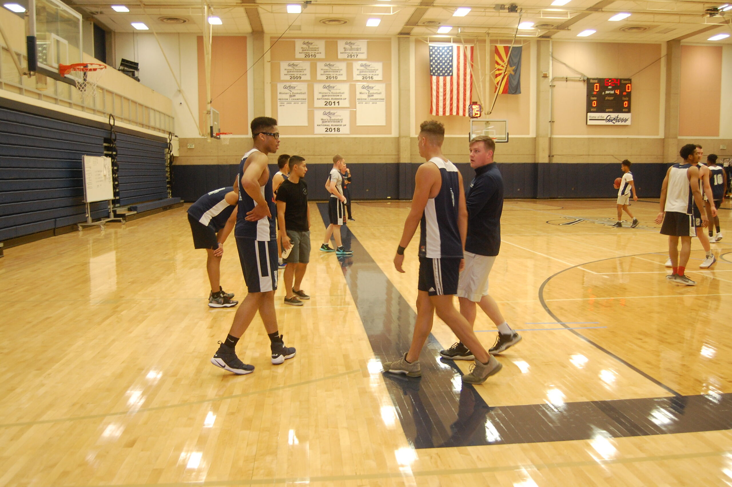 Aztec women start strong men look to follow