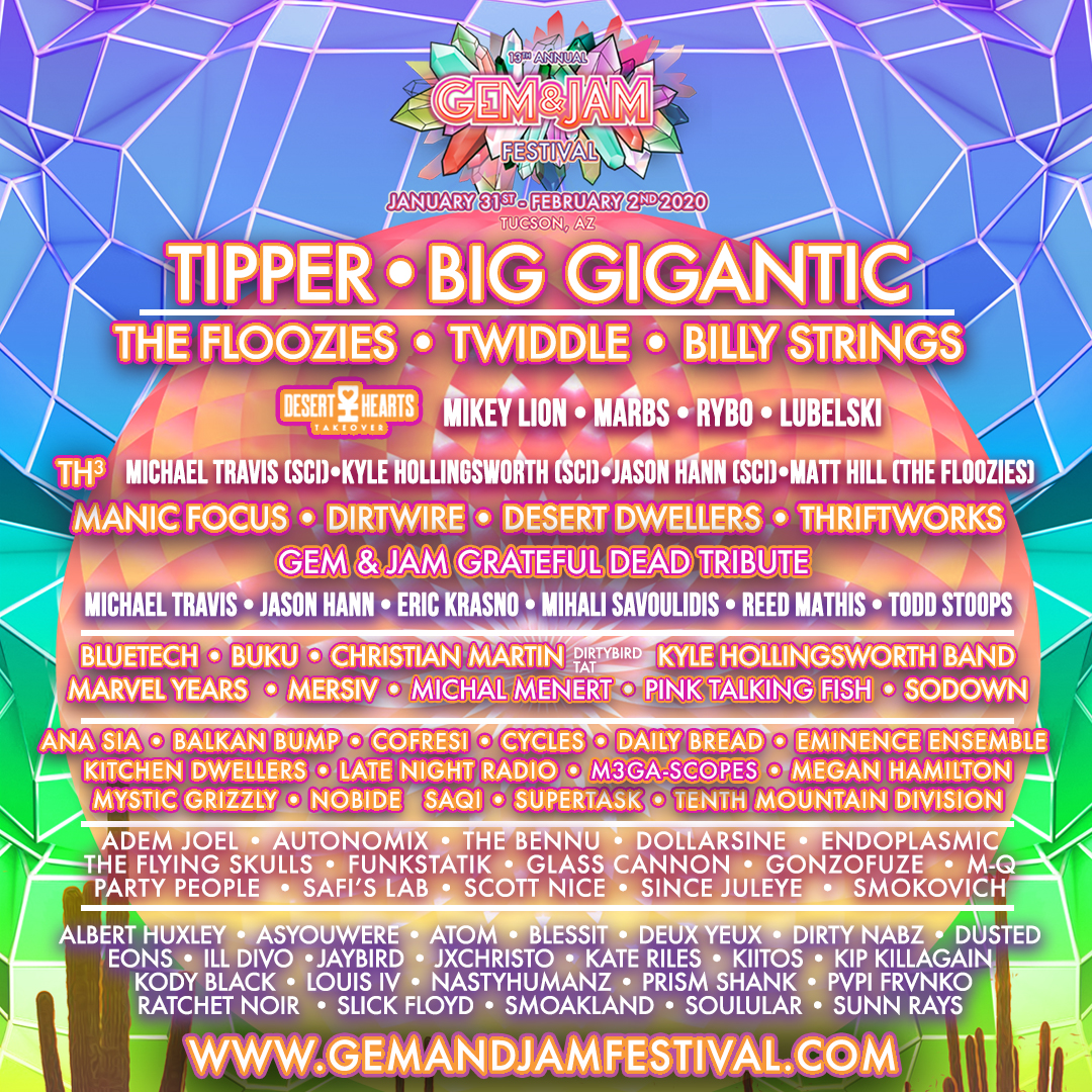 Gem and Jam Festival Returns to Pima Fairgrounds Jan. 2020