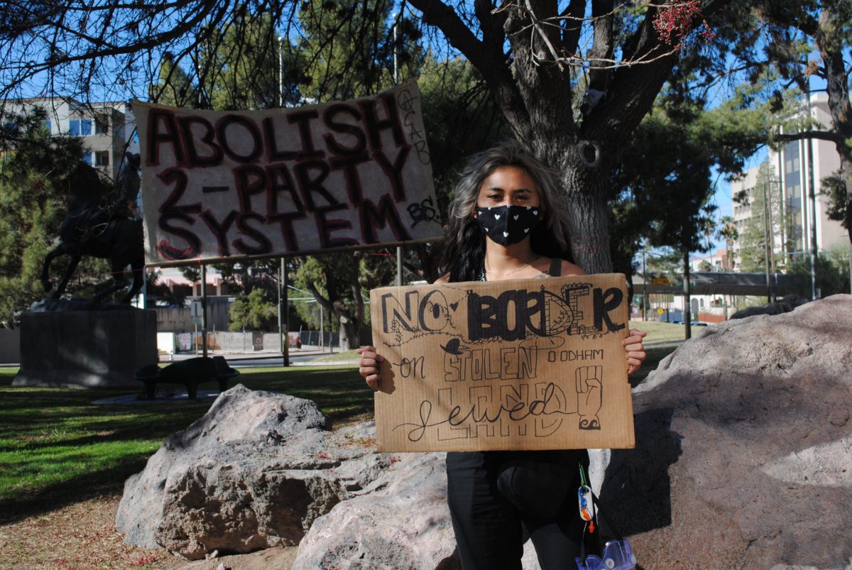 Inauguration Day Park Protesters Rally Against Two Party System