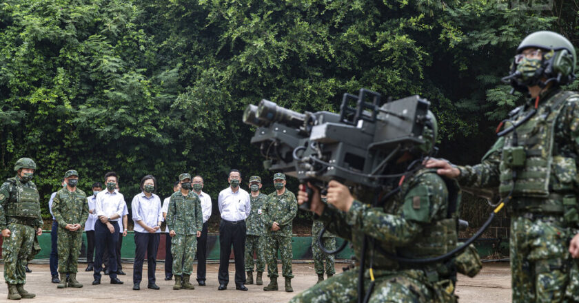 Taiwan forces fire at drones flying over island near China