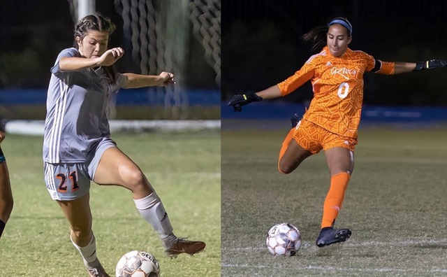 Meredith Scott and Angelina Amparano sweep ACCAC Player/Goalkeeper of the Week honors