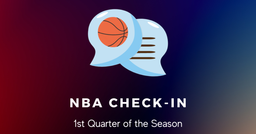 An NBA check-in: the 1st quarter of the season