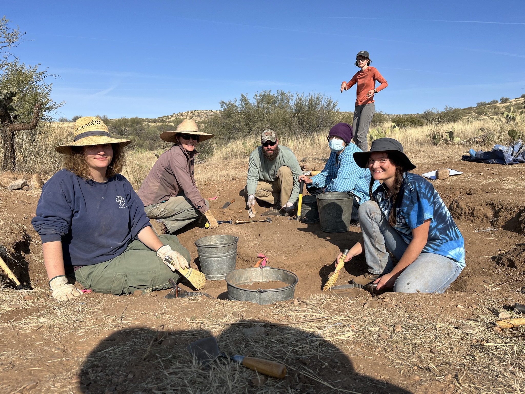 PCC Students learn to find artifacts