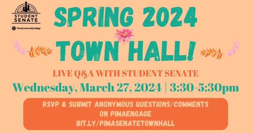 Engage and Empower: Spring 2024 Student Senate Town Hall at Pima Community College