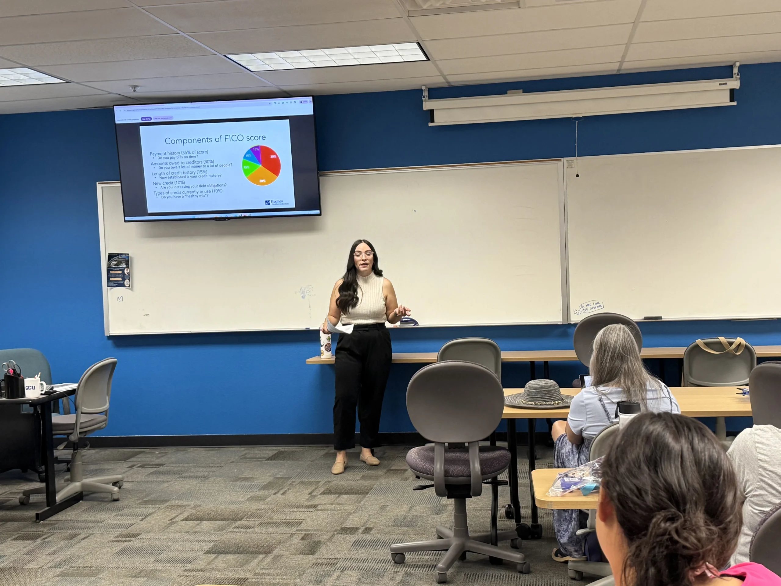 Wisdom for Your Wallet: TRIO hosts Hughes Federal Credit Union’s Valeria Arnold to Speak on Financial Literacy