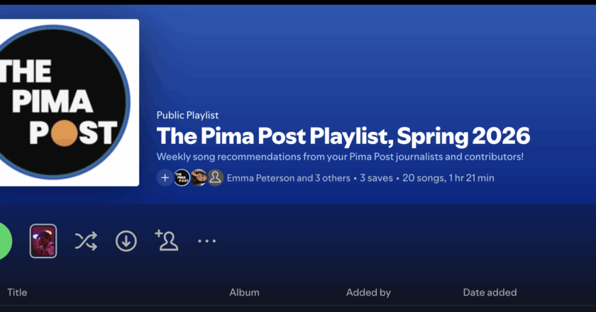 The Pima Post Playlist: Week 3