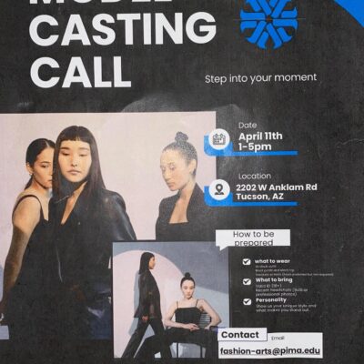 Model Casting Call: 20th Annual PCC Fashion Show & Event Planning Class