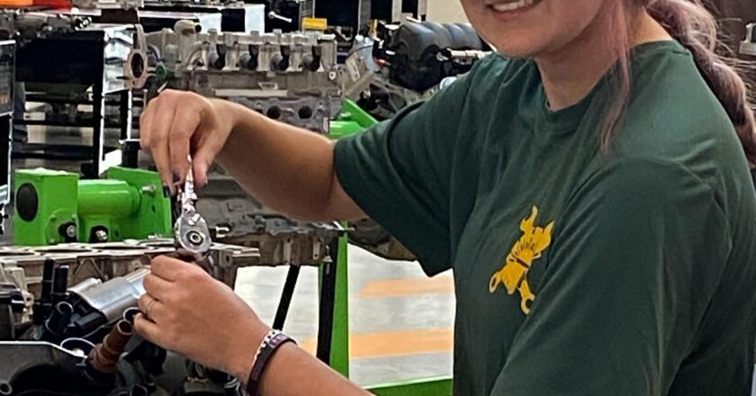 Grease, Grit and Goals: Automotive student Chloe Colton finds her calling